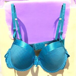 Teal Underwire Bra